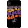 Archer Spirit Lettering Co. Custodia per iPhone XS Max Sagittario Wanderlust Zodiac Retro Tipografia
