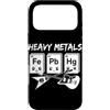 Funny Heavy Metal Periodic Table Chemist Custodia per iPhone 17 Pro Max Rocker della band rock and roll della tavola periodica dei metalli pesanti