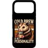 Cold Brew Possum Coffee Enthusiast Custodia per iPhone 17 Pro Max Opossum Coffee Cold Brew è la mia personalità