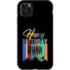Birthday Celebration Apparel for Ryan Custodia per iPhone 11 Pro Max Buon compleanno Ryan colorato festa di compleanno uomini donne
