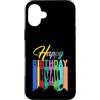 Birthday Celebration Apparel for Ryan Custodia per iPhone 16 Plus Buon compleanno Ryan colorato festa di compleanno uomini donne