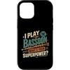 Bassoon Musician Gifts Custodia per iPhone 12/12 Pro Gioco Fagotto Qual è il tuo superpotere Musicista Umorismo