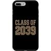 Kindie Collegiate Varsity Style Ts Custodia per iPhone 7 Plus/8 Plus Classe di 2039 Leopard Varsity scuola materna per bambini