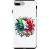 Lakelandwholesale1 Shirt Company Custodia per iPhone 7 Plus/8 Plus Italia Sventolando Bandiera Acquerello Splash Paint Viaggio Graphic Art