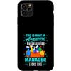 Funny Housekeeping & Cleaning Crew Appar Custodia per iPhone 11 Pro Max Ecco come appare un fantastico manager delle pulizie