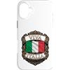 Lakelandwholesale1 Shirt Company Custodia per iPhone 16 Plus Viva Italia Bandiera Italiana Stemma Repubblica Grafica Stemma