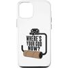 Potty Humor Club Custodia per iPhone 12/12 Pro Where's Your God Now Empty Toilet Paper Funny Meme