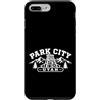 Jeff Hobrath Custodia per iPhone 7 Plus/8 Plus Park City Utah, design storico di città di montagna mineraria
