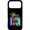 Birthday Celebration Apparel for Ryan Custodia per iPhone 17 Pro Max Buon compleanno Ryan colorato festa di compleanno uomini donne