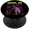 Halloween Glam Retro Vintage Comics Pop Zombie MD Undead Doctor Medicine Medico Spettrale Orrore Donne PopSockets PopGrip Adesivo