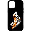 COOL BASKETBALL DESIGNS AND OUTFITS Custodia per iPhone 12/12 Pro 4 ANNI DI BEING AWESOME BASKET 4. COMPLEANNO