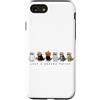 Funny Ferret Lover Halloween Animal Gift Custodia per iPhone SE (2020) / 7/8 Furetto Carino Animali Amante Spettrale Autunno Halloween Gra
