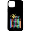 Birthday Celebration Apparel for Ryan Custodia per iPhone 15 Plus Buon compleanno Ryan colorato festa di compleanno uomini donne