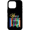 Birthday Celebration Apparel for Ryan Custodia per iPhone 16 Pro Buon compleanno Ryan colorato festa di compleanno uomini donne