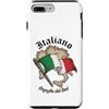 Lakelandwholesale1 Shirt Company Custodia per iPhone 7 Plus/8 Plus Orgoglio Del Sud Italia Mappa Bandiera Stemma Viaggio