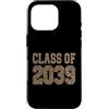 Kindie Collegiate Varsity Style Ts Custodia per iPhone 16 Pro Classe di 2039 Leopard Varsity scuola materna per bambini
