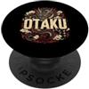 Sushi Techwear Tokyo Noodles Japanese St Otaku Kawaii Anime Manga Samurai Ramen Y2K Cyberpunk Japan PopSockets PopGrip Adesivo
