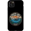 Crater Lake National Park Oregon Souveni Custodia per iPhone 11 Pro Max Spilla vintage del Parco Nazionale del Lago Crater Oregon Est 1902