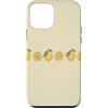 Garden Fruit Custodia per iPhone 12 mini Fila di agrumi botanici vintage al limone