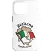 Lakelandwholesale1 Shirt Company Custodia per iPhone 16 Pro Orgoglio Del Sud Italia Mappa Bandiera Stemma Viaggio