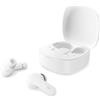 Philips TAT2100WT Auricolari True Wireless Bluetooth 6.0, 36 ore di riproduzione, 4 mic per chiamate chiare, Resistenza agli schizzi IPX4, Alloggiamento tascabile per la ricarica, Bianco