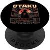 Sushi Techwear Tokyo Noodles Japanese St Otaku Kawaii Anime Manga Samurai Ramen Y2K Cyberpunk Japan PopSockets PopGrip Adesivo