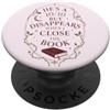 Bookworm Reading Fantasy Romance Book Divertente libro amante lettura Romance Reader Citazione PopSockets PopGrip Adesivo