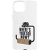 Potty Humor Club Custodia per iPhone 15 Plus Where's Your God Now Empty Toilet Paper Funny Meme