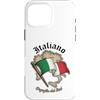 Lakelandwholesale1 Shirt Company Custodia per iPhone 16 Pro Max Orgoglio Del Sud Italia Mappa Bandiera Stemma Viaggio