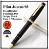 Pilot Justus 95 FJ-3MR-SB-F penna stilografica a righe nera pennino fine F...