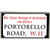 Spilla Rectangolare Con Targa Di Portobello Road