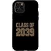 Kindie Collegiate Varsity Style Ts Custodia per iPhone 11 Pro Classe di 2039 Leopard Varsity scuola materna per bambini