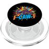 Sarcastic Joke Sassy Snarky Gift Birthda Divertente meme F-Caw-F Corvo uccello nero corvo regalo per uomo donna PopSockets PopGrip per MagSafe