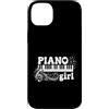 Piano Girl Music Gifts Custodia per iPhone 14 Plus Pianista Girl Music Lover Pianista Tastiera Player