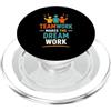 Positive Team Building Motivation quote Collaboration Motivation Teamwork Makes The Dream Work PopSockets PopGrip per MagSafe