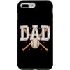 Baseball Designs Custodia per iPhone 7 Plus/8 Plus Vintage Baseball Papà