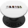 Funny ESS Dog Pet Owner Halloween Gifts Grafica di Halloween con cane spettrale amante spaniel inglese Springer Spaniel PopSockets PopGrip Adesivo