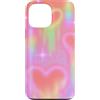 generic Custodia per iPhone 13 Pro Max Y2K Lovecore Grafica pastello cuori