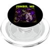 Halloween Glam Retro Vintage Comics Pop Zombie MD Undead Doctor Medicine Medico Spettrale Orrore Donne PopSockets PopGrip per MagSafe