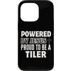 Merch di Amazon Custodia per iPhone 13 Pro Promosso da Jesus Proud to be Tiler Christian