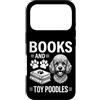 Funny Toy Poodle And Book Design Custodia per iPhone 17 Pro Libri e barboncini giocattolo divertente barboncino