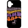 Archer Spirit Lettering Co. Custodia per iPhone 16 Plus Sagittario Wanderlust Zodiac Retro Tipografia