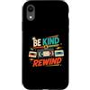Retro VHS Nostalgia Gifts Custodia per iPhone XR Be Kind and Rewind - Cassetta VHS retrò anni '80 e '90, nostalgia