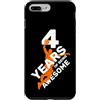 COOL BASKETBALL DESIGNS AND OUTFITS Custodia per iPhone 7 Plus/8 Plus 4 ANNI DI BEING AWESOME BASKET 4. COMPLEANNO