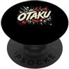 Sushi Techwear Tokyo Noodles Japanese St Otaku Kawaii Anime Manga Samurai Ramen Y2K Cyberpunk Japan PopSockets PopGrip Adesivo