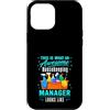 Funny Housekeeping & Cleaning Crew Appar Custodia per iPhone 12 Pro Max Ecco come appare un fantastico manager delle pulizie