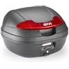 GIVI Valigia Centrale E340 34L Nero Rosso GIVI