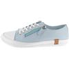 Andrea Conti Sneakers Basse da Donna, Blu Pastello, Bianco, 39 EU
