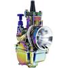 cyclingcolors Carburatore compatibile con PWK 21 Titanium Flat Slide Power Jet Pull Starter Scooter Ciclomotore Motore adattabile a cambio 50cc 125cc