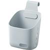 NLDGR Cestino Sospeso in Plastica, Cestino Sospeso in Plastica con Ganci, Mensola Organizer per Contenitori Sospesi per Doccia da Bagno, Cestino Sospeso con Fori di Drenaggio(Grigio taglia grande 55210)